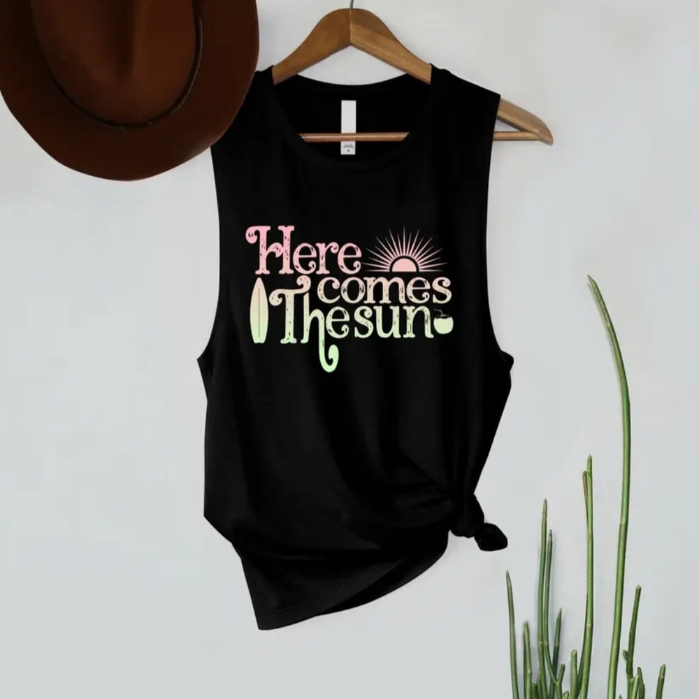 Here Comes The Sun Muscle Top